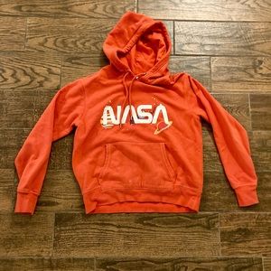 Vibrant Orange NASA sweatshirt